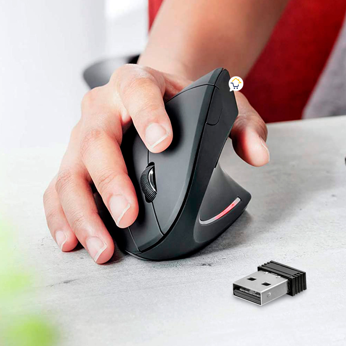 Miniatura 7 de Mouse Vertical Ergonomico D05